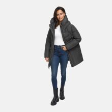 Marikoo Delilah Damen Herbst Winter Steppjacke Anthrazit-Gr&ouml;&szlig;e S - Gr. 36