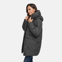 Marikoo Delilah Damen Herbst Winter Steppjacke Anthrazit-Gr&ouml;&szlig;e S - Gr. 36