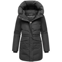 Marikoo Delilah Damen Herbst Winter Steppjacke Anthrazit-Gr&ouml;&szlig;e S - Gr. 36