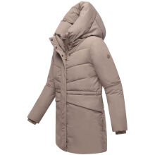 Marikoo Delilah Damen Herbst Winter Steppjacke TaupeGrey-Gr&ouml;&szlig;e XS - Gr. 34