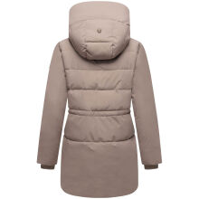 Marikoo Delilah Damen Herbst Winter Steppjacke TaupeGrey-Gr&ouml;&szlig;e XXL - Gr. 44