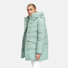 Marikoo Delilah Damen Herbst Winter Steppjacke SmokeyMint-Gr&ouml;&szlig;e M - Gr. 38