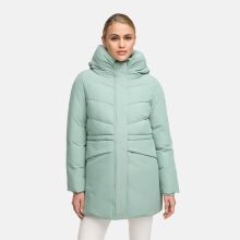 Marikoo Delilah Damen Herbst Winter Steppjacke SmokeyMint-Gr&ouml;&szlig;e M - Gr. 38