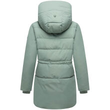 Marikoo Delilah Damen Herbst Winter Steppjacke SmokeyMint-Gr&ouml;&szlig;e M - Gr. 38