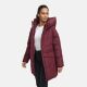 Marikoo Delilah Damen Herbst Winter Steppjacke Wine-Größe XS - Gr. 34