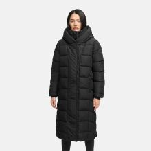 Navahoo Engelsfeder Damen Winter Parka Steppmantel Schwarz Größe S - Gr.36