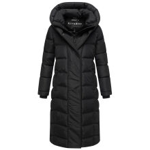 Navahoo Engelsfeder Damen Winter Parka Steppmantel Schwarz Größe S - Gr.36