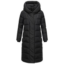 Navahoo Engelsfeder Damen Winter Parka Steppmantel Schwarz Größe S - Gr.36