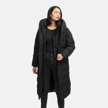 Navahoo Engelsfeder Damen Winter Parka Steppmantel Schwarz Größe M - Gr.38