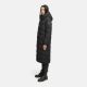 Navahoo Engelsfeder Damen Winter Parka Steppmantel Schwarz Größe M - Gr.38