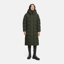 Navahoo Engelsfeder Damen Winter Parka Steppmantel DarkOlive Größe XS - Gr.34