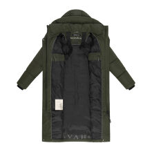 Navahoo Engelsfeder Damen Winter Parka Steppmantel DarkOlive Größe XS - Gr.34