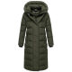Navahoo Engelsfeder Damen Winter Parka Steppmantel DarkOlive Größe XS - Gr.34