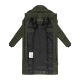 Navahoo Engelsfeder Damen Winter Parka Steppmantel DarkOlive Größe XS - Gr.34