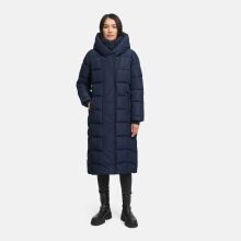 Navahoo Engelsfeder Damen Winter Parka Steppmantel Navy Gr&ouml;&szlig;e XL - Gr.42