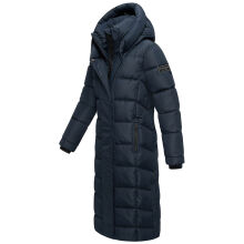 Navahoo Engelsfeder Damen Winter Parka Steppmantel Navy Gr&ouml;&szlig;e XL - Gr.42
