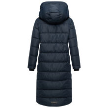 Navahoo Engelsfeder Damen Winter Parka Steppmantel Navy Gr&ouml;&szlig;e XL - Gr.42