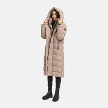 Navahoo Engelsfeder Damen Winter Parka Steppmantel TaupeGrey Gr&ouml;&szlig;e M - Gr.38