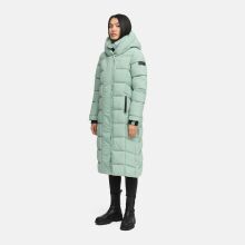 Navahoo Engelsfeder Damen Winter Parka Steppmantel SmokeyMint Gr&ouml;&szlig;e S - Gr.36
