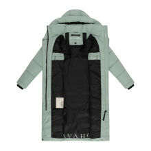 Navahoo Engelsfeder Damen Winter Parka Steppmantel SmokeyMint Gr&ouml;&szlig;e S - Gr.36