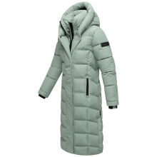 Navahoo Engelsfeder Damen Winter Parka Steppmantel SmokeyMint Gr&ouml;&szlig;e M - Gr.38