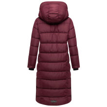 Navahoo Engelsfeder Damen Winter Parka Steppmantel Wine Größe XS - Gr.34