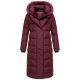 Navahoo Engelsfeder Damen Winter Parka Steppmantel Wine Größe XS - Gr.34