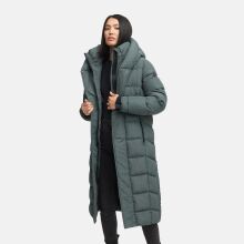 Navahoo Engelsfeder Damen Winter Parka Steppmantel StoneGreen Gr&ouml;&szlig;e S - Gr.36