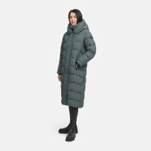Navahoo Engelsfeder Damen Winter Parka Steppmantel StoneGreen Gr&ouml;&szlig;e S - Gr.36