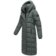 Navahoo Engelsfeder Damen Winter Parka Steppmantel StoneGreen Gr&ouml;&szlig;e S - Gr.36