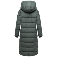 Navahoo Engelsfeder Damen Winter Parka Steppmantel StoneGreen Gr&ouml;&szlig;e L - Gr.40