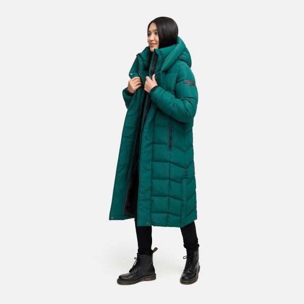 Navahoo Engelsfeder Damen Winter Parka Steppmantel Evergreen Größe S - Gr.36