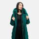 Navahoo Engelsfeder Damen Winter Parka Steppmantel Evergreen Größe S - Gr.36