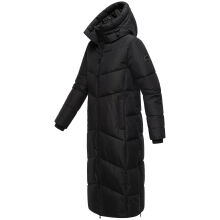 Marikoo Firella Damen Winter Steppmantel Winterjacke Parka Schwarz-Gr&ouml;&szlig;e 3XL - Gr. 46
