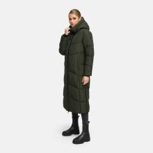 Marikoo Firella Damen Winter Steppmantel Winterjacke Parka DarkOlive-Größe S - Gr. 36