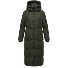 Marikoo Firella Damen Winter Steppmantel Winterjacke Parka DarkOlive-Größe S - Gr. 36