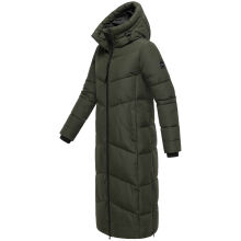 Marikoo Firella Damen Winter Steppmantel Winterjacke Parka DarkOlive-Größe S - Gr. 36