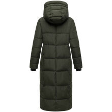 Marikoo Firella Damen Winter Steppmantel Winterjacke Parka DarkOlive-Größe S - Gr. 36