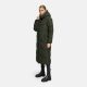 Marikoo Firella Damen Winter Steppmantel Winterjacke Parka DarkOlive-Größe L - Gr. 40