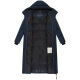 Marikoo Firella Damen Winter Steppmantel Winterjacke Parka Navy-Größe S - Gr. 36