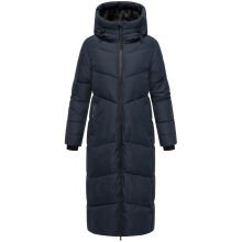 Marikoo Firella Damen Winter Steppmantel Winterjacke Navy-Größe L - Gr. 40