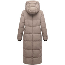 Marikoo Firella Damen Winter Steppmantel Winterjacke Parka TaupeGrey-Größe XS - Gr. 34