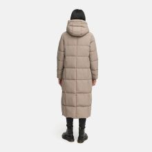 Marikoo Firella Damen Winter Steppmantel Winterjacke Parka TaupeGrey-Größe M - Gr. 38