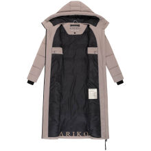 Marikoo Firella Damen Winter Steppmantel Winterjacke Parka TaupeGrey-Größe M - Gr. 38