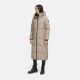 Marikoo Firella Damen Winter Steppmantel Winterjacke Parka TaupeGrey-Größe M - Gr. 38