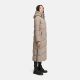 Marikoo Firella Damen Winter Steppmantel Winterjacke Parka TaupeGrey-Größe M - Gr. 38