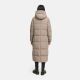 Marikoo Firella Damen Winter Steppmantel Winterjacke Parka TaupeGrey-Größe M - Gr. 38