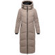 Marikoo Firella Damen Winter Steppmantel Winterjacke Parka TaupeGrey-Größe M - Gr. 38