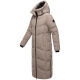 Marikoo Firella Damen Winter Steppmantel Winterjacke Parka TaupeGrey-Größe M - Gr. 38