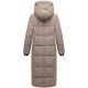 Marikoo Firella Damen Winter Steppmantel Winterjacke Parka TaupeGrey-Größe M - Gr. 38